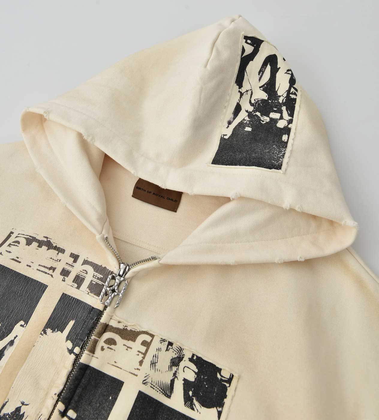 Birth of Royal Child Flash Light Hoodie White - Image 3
