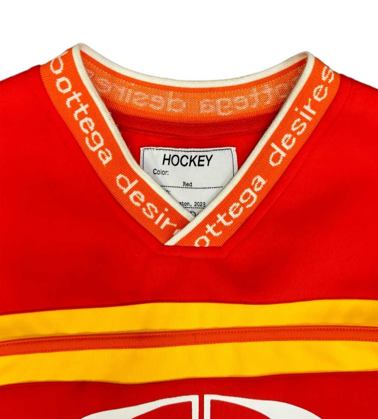 Bottega Desires Hockey Jersey Red - Image 4