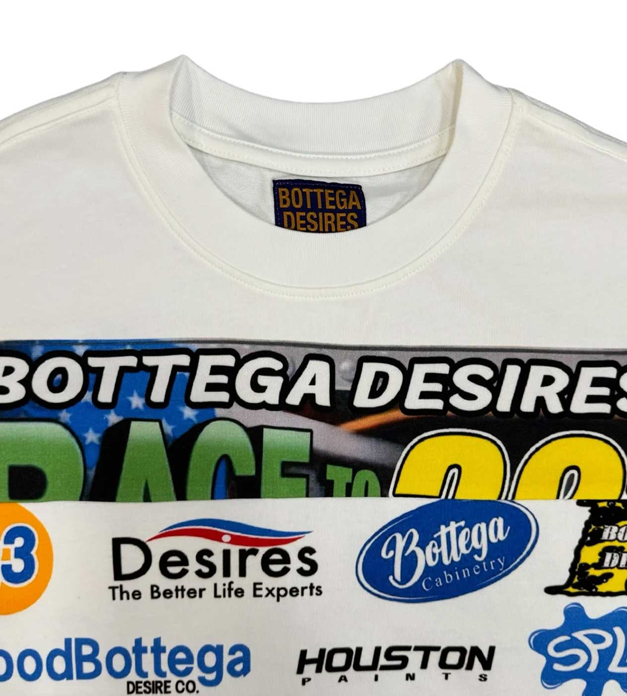 Bottega Desires Race Tee White - Image 3