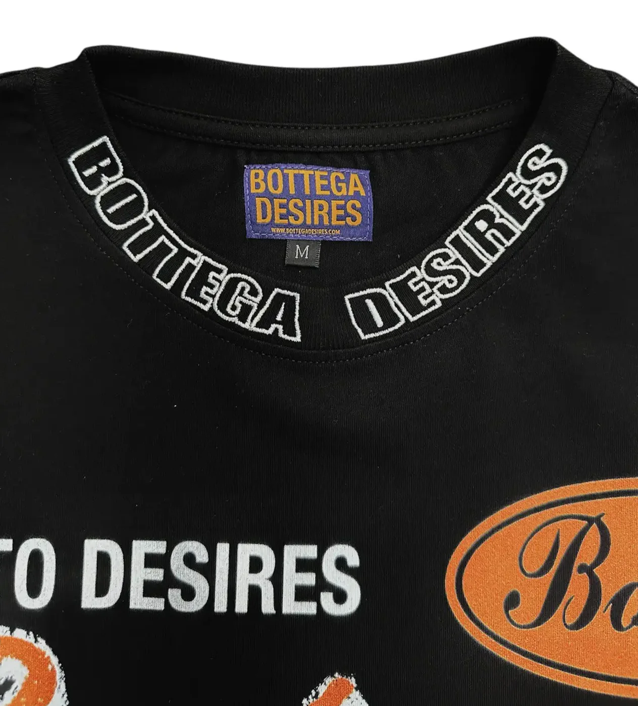 Bottega Desires Race to Desires L/S Tee Black - Image 3