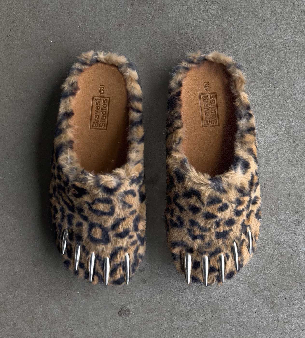 Bravest Studios Bear Claw Mule Leopard Print - Image 3