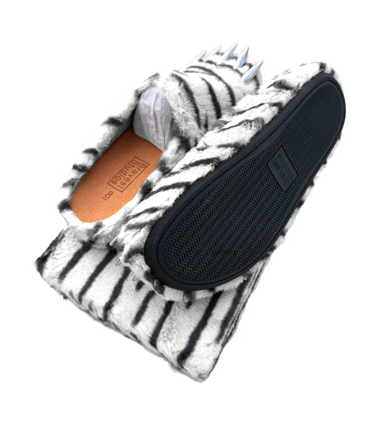 Bravest Studios Tiger Bear Claw Mule White - Image 3