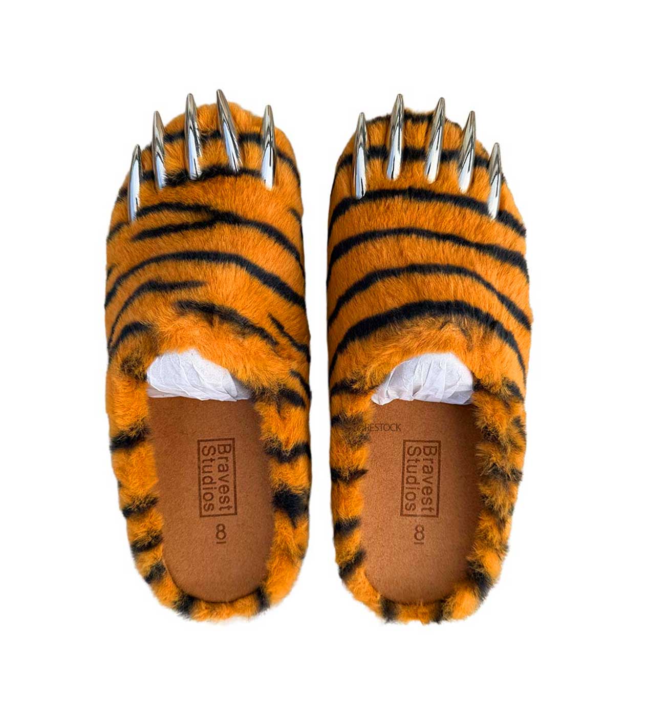 Bravest Studios Tiger Bear Claw Mule Orange - Image 2