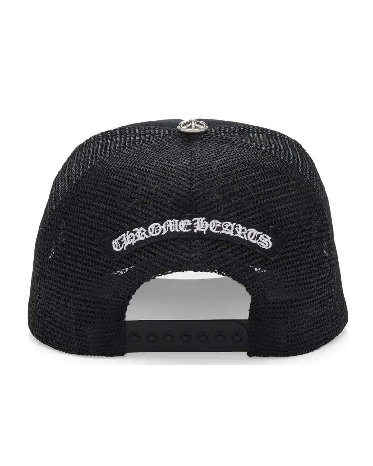 Chrome Hearts Pony Hair Trucker Hat Black - Image 2
