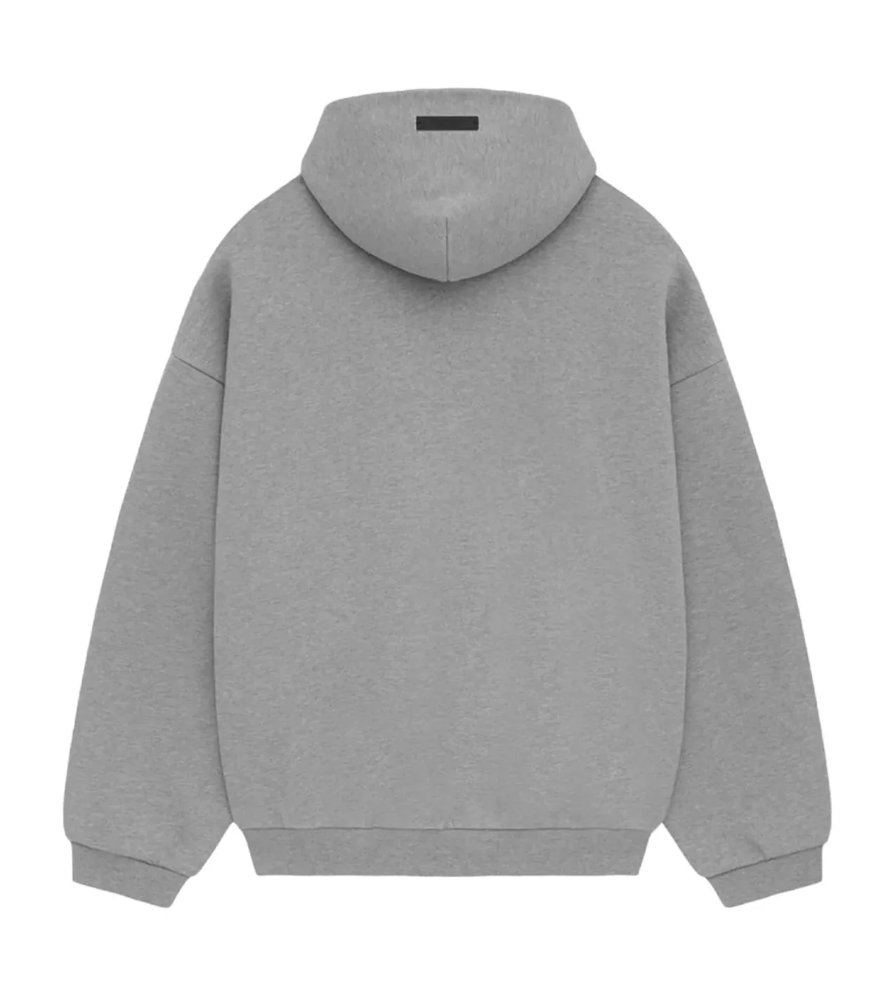Essentials Fleece Hoodie Dark Heather Grey - Image 2