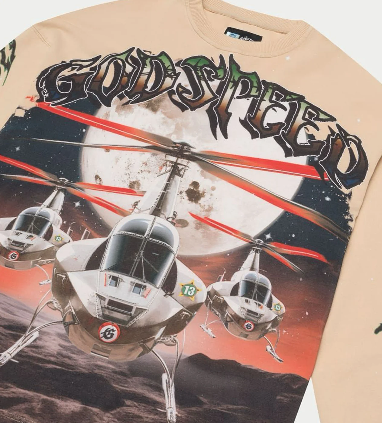 Godspeed Airstrike L/S Tee Bone - Image 3