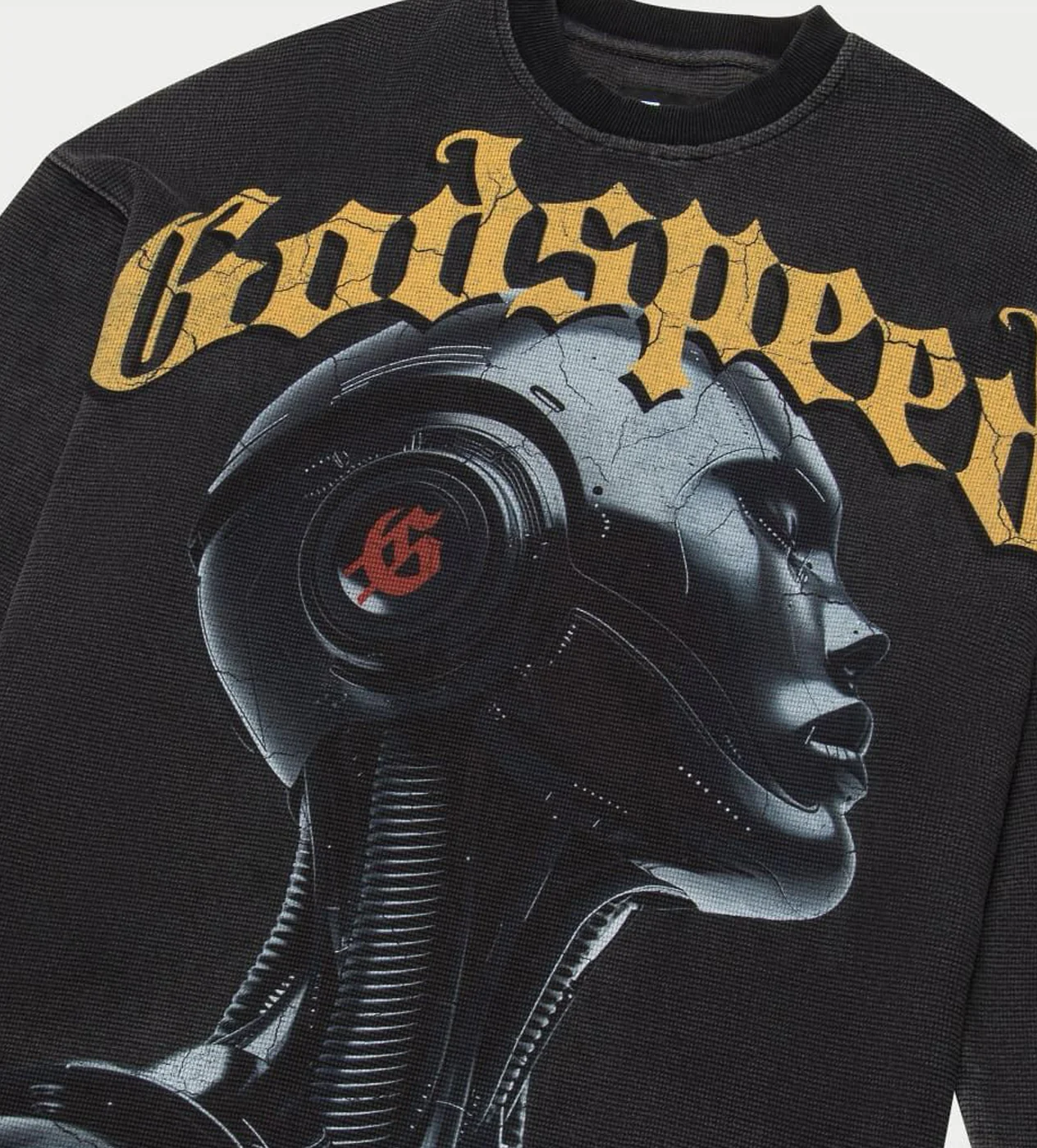 Godspeed Alexa Thermal L/S Washed Black - Image 3