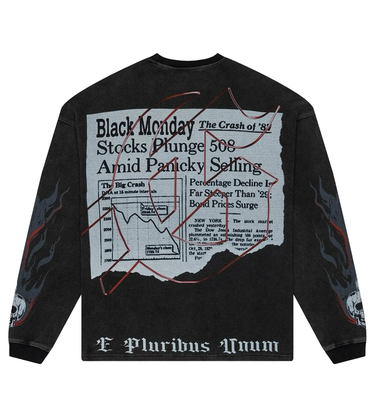 Godspeed Black Monday Thermal L/S Washed Black - Image 2