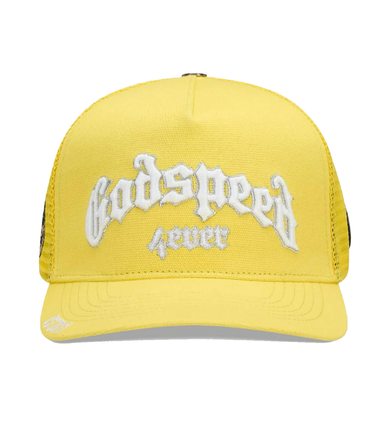 Godspeed Forever Lightning Trucker Hat Yellow