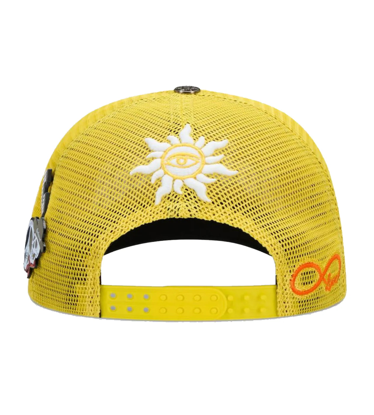 Godspeed Forever Lightning Trucker Hat Yellow - Image 3