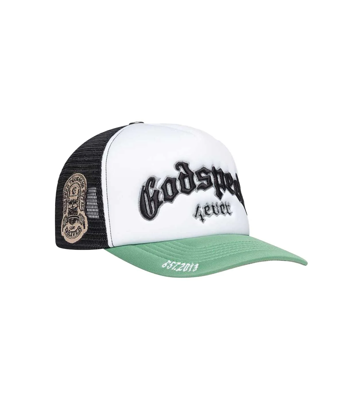 Godspeed Forever Trucker Black/Green (Snapback) - Image 2