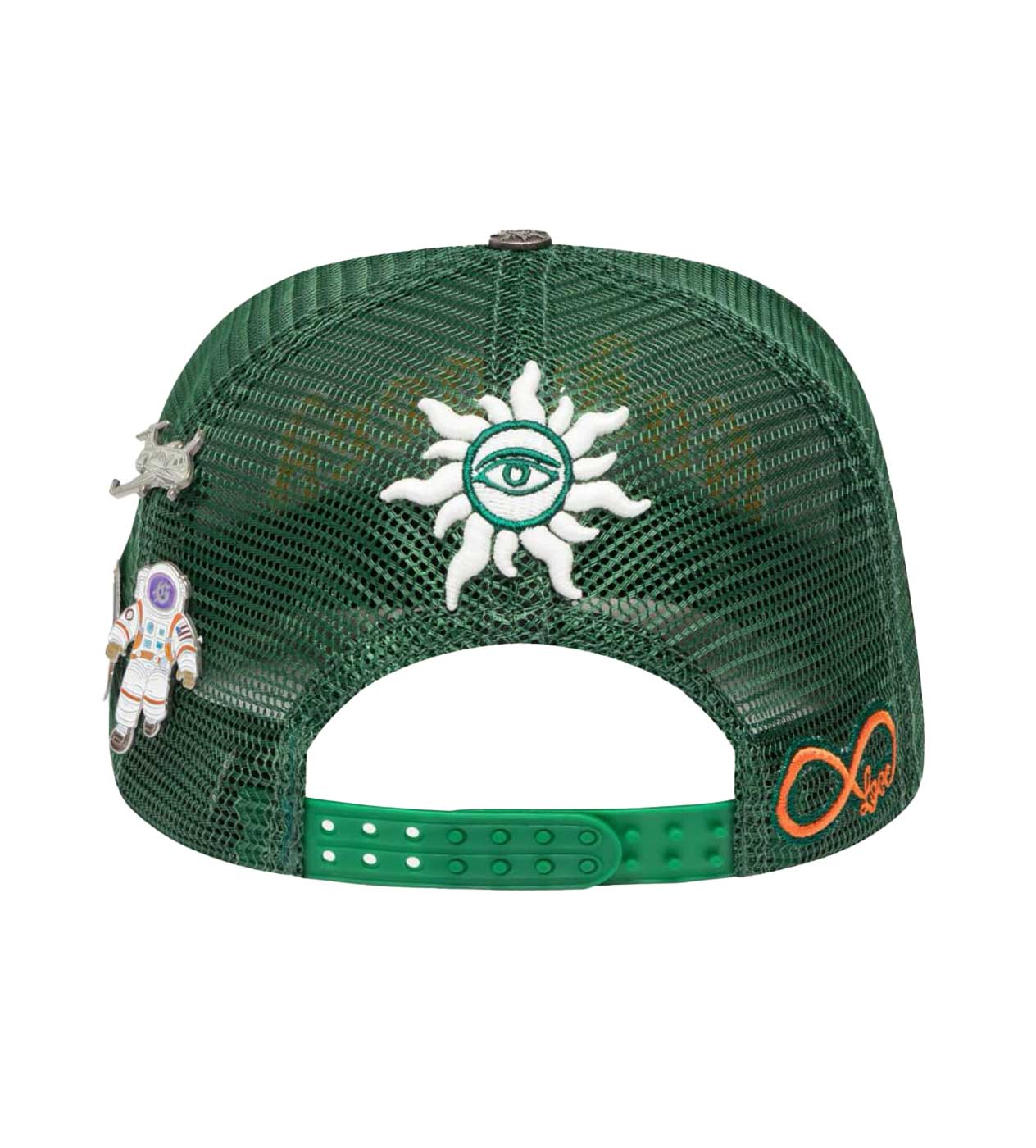 Godspeed Forever Trucker Hat Green/Yellow - Image 3
