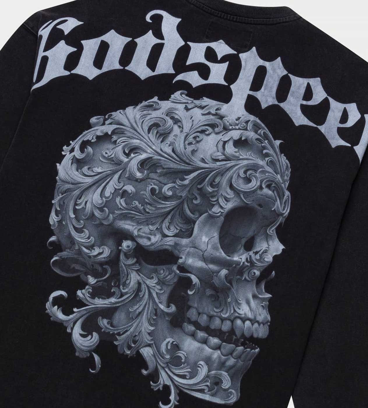 Godspeed Grail L/S Tee Washed Black - Image 3