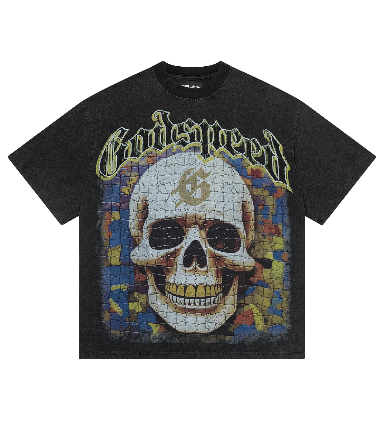 Godspeed Puzzle Tee Black