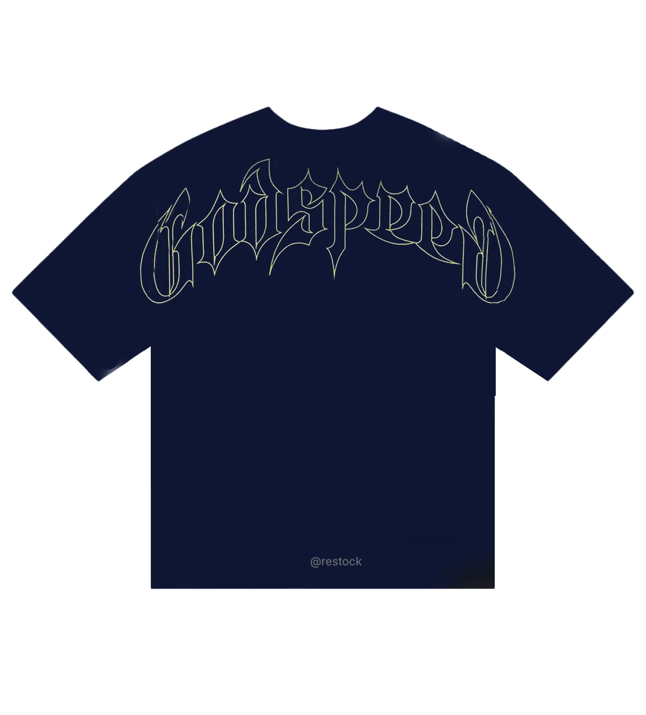 Godspeed Skyline Tee Navy - Image 2