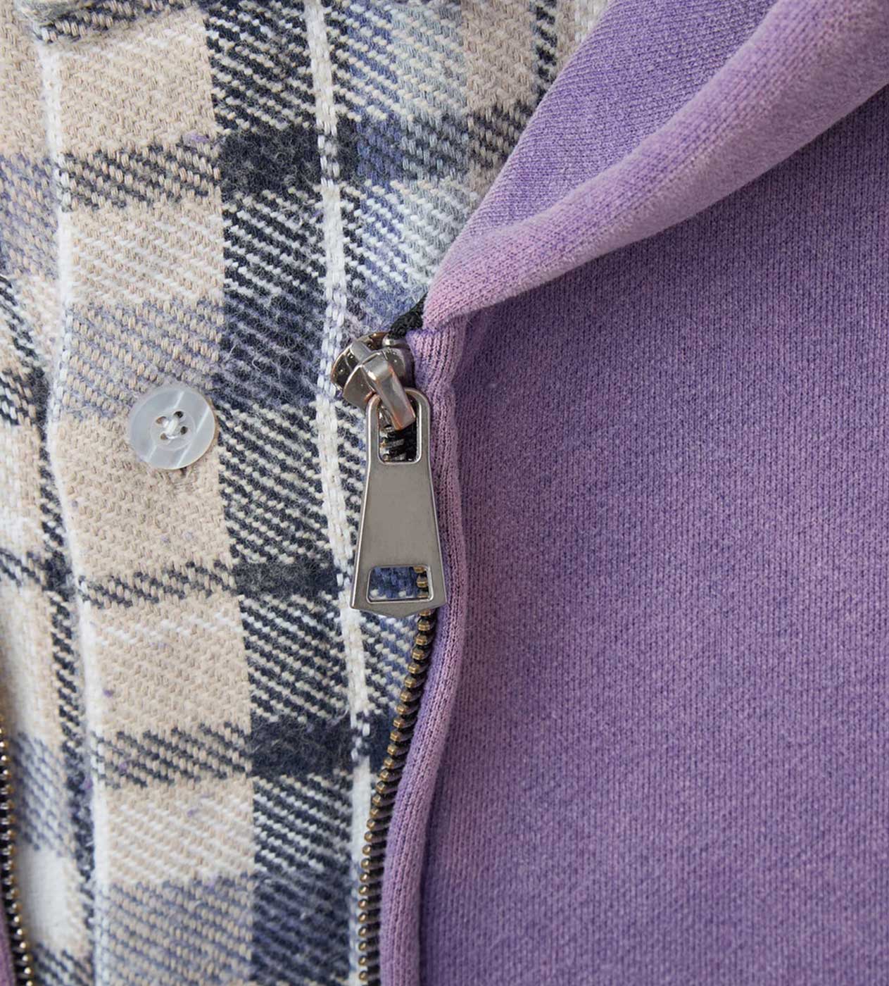 GV Gallery Flannel Zip Up Hoodie - Image 3