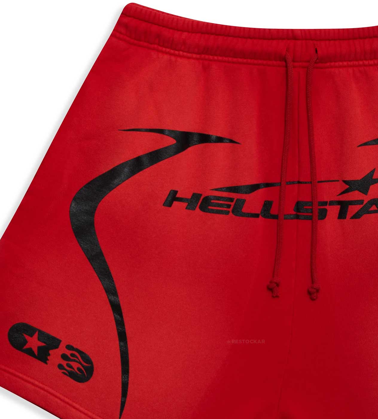 Hellstar Warm Up 7 on 7 Shorts Red - Image 3