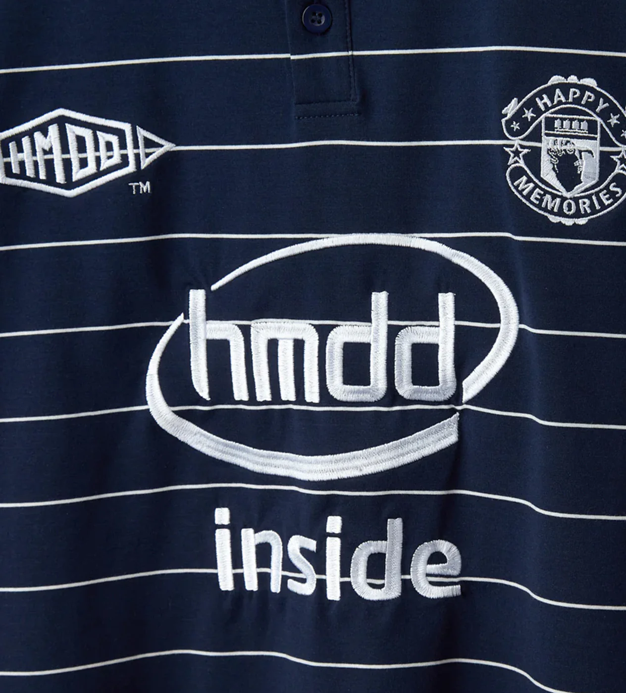 HMDD Intel Polo Tee Navy - Image 3