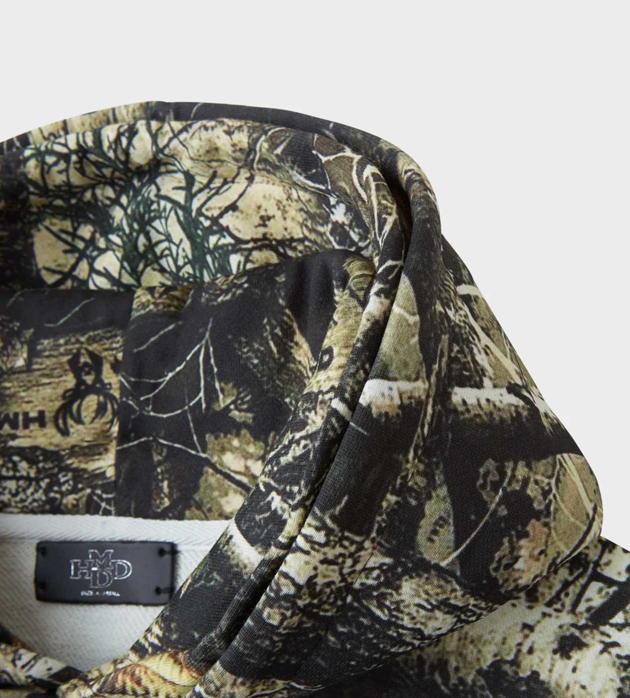 HMDD Lisbon Double Hooded Hoodie Camo - Image 4