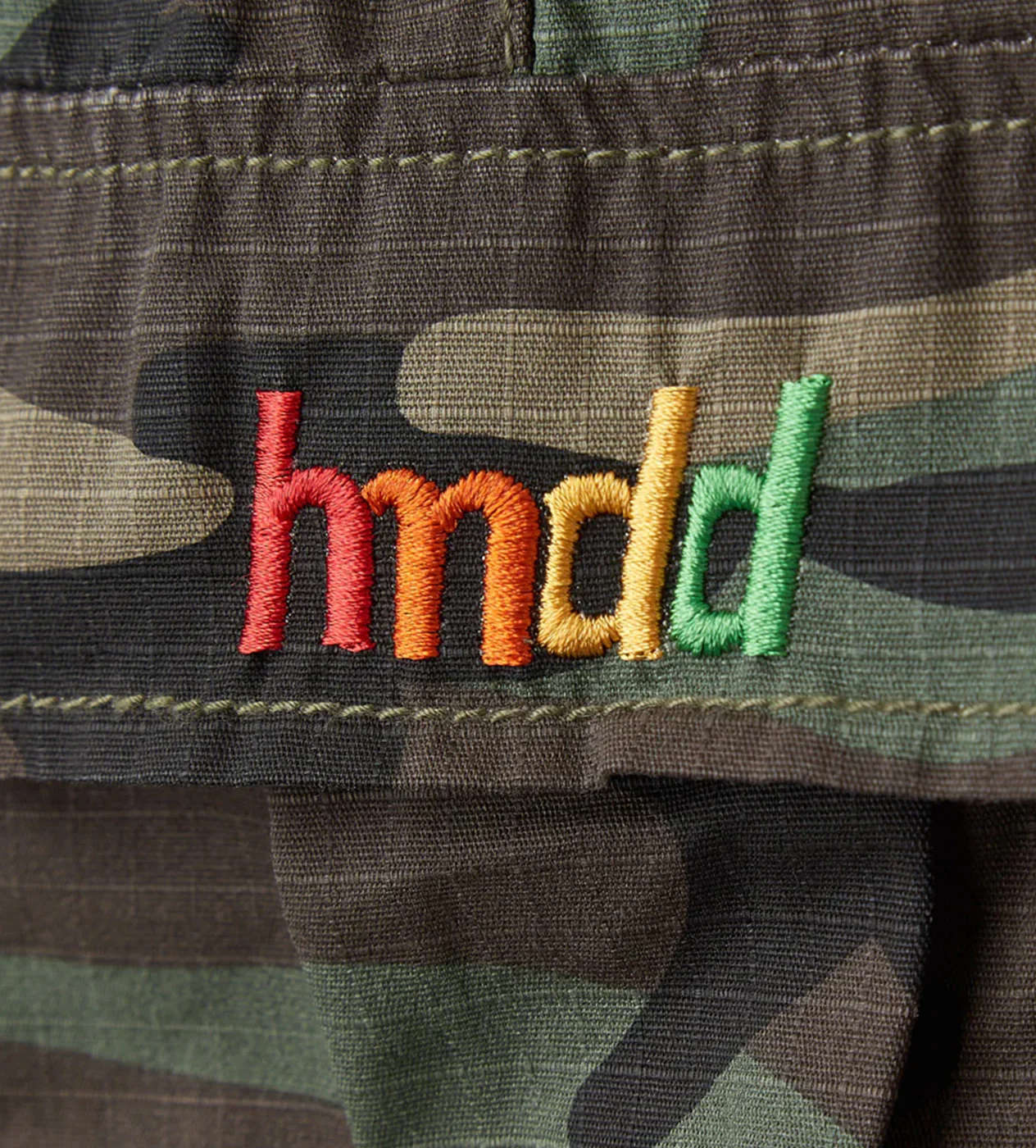 HMDD Utility Camo Cargo Shorts - Image 3