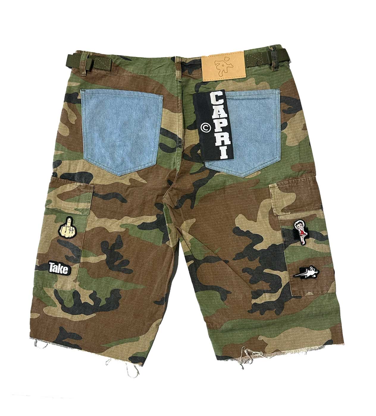 Project Capri Patch Camo Jorts - Image 2