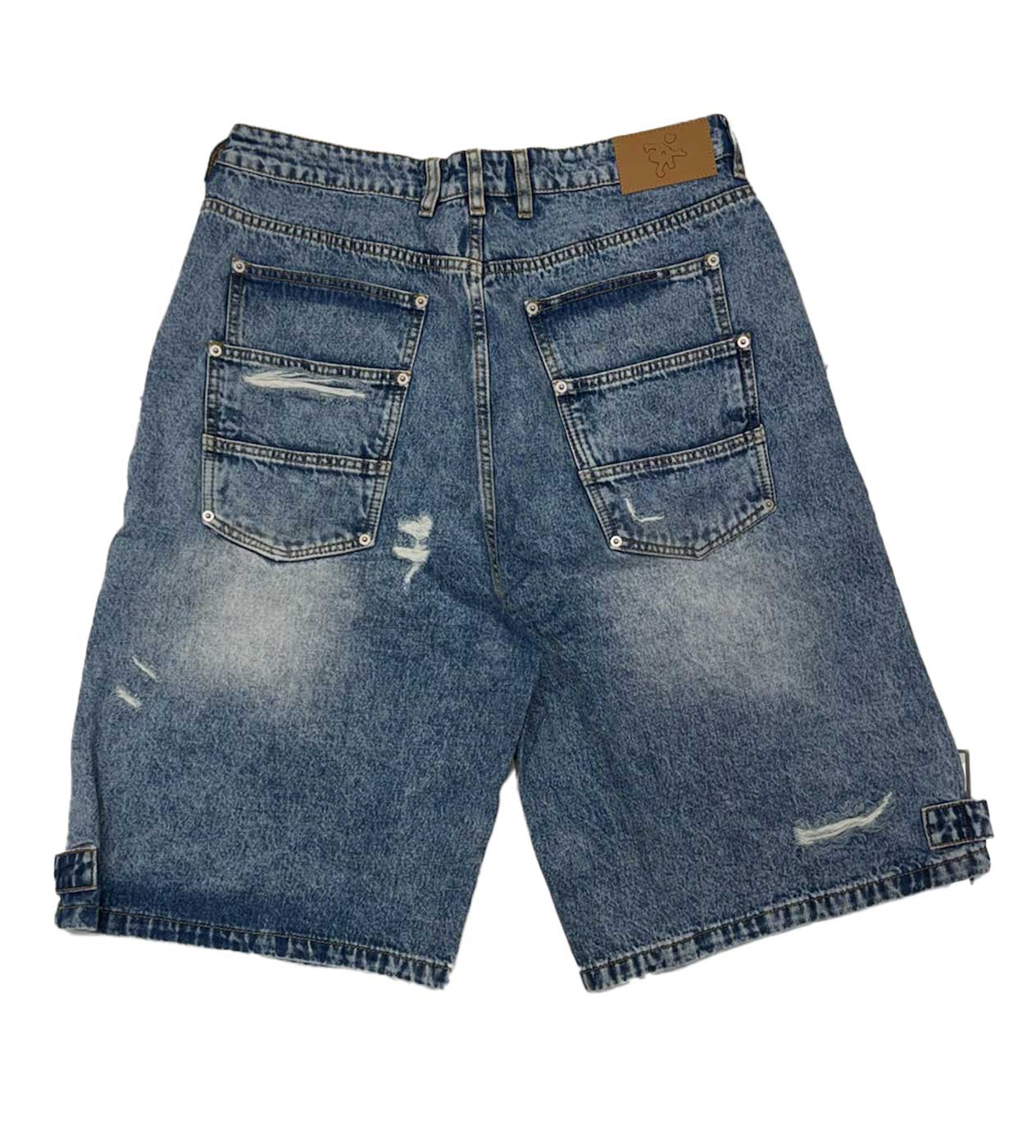 Project Capri Triple Pocket Jorts Blue - Image 2