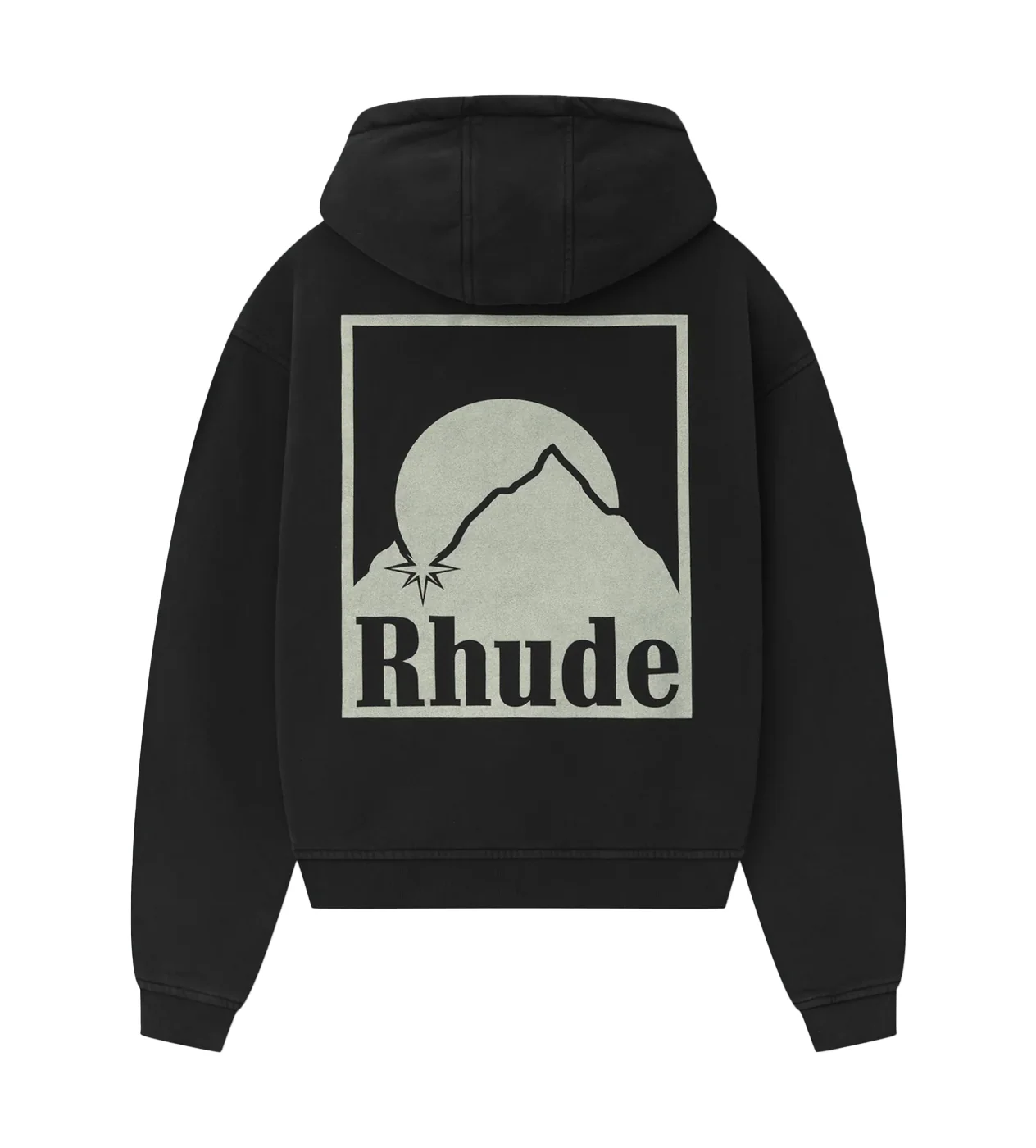 Rhude Moonlight Badge Hoodie Black