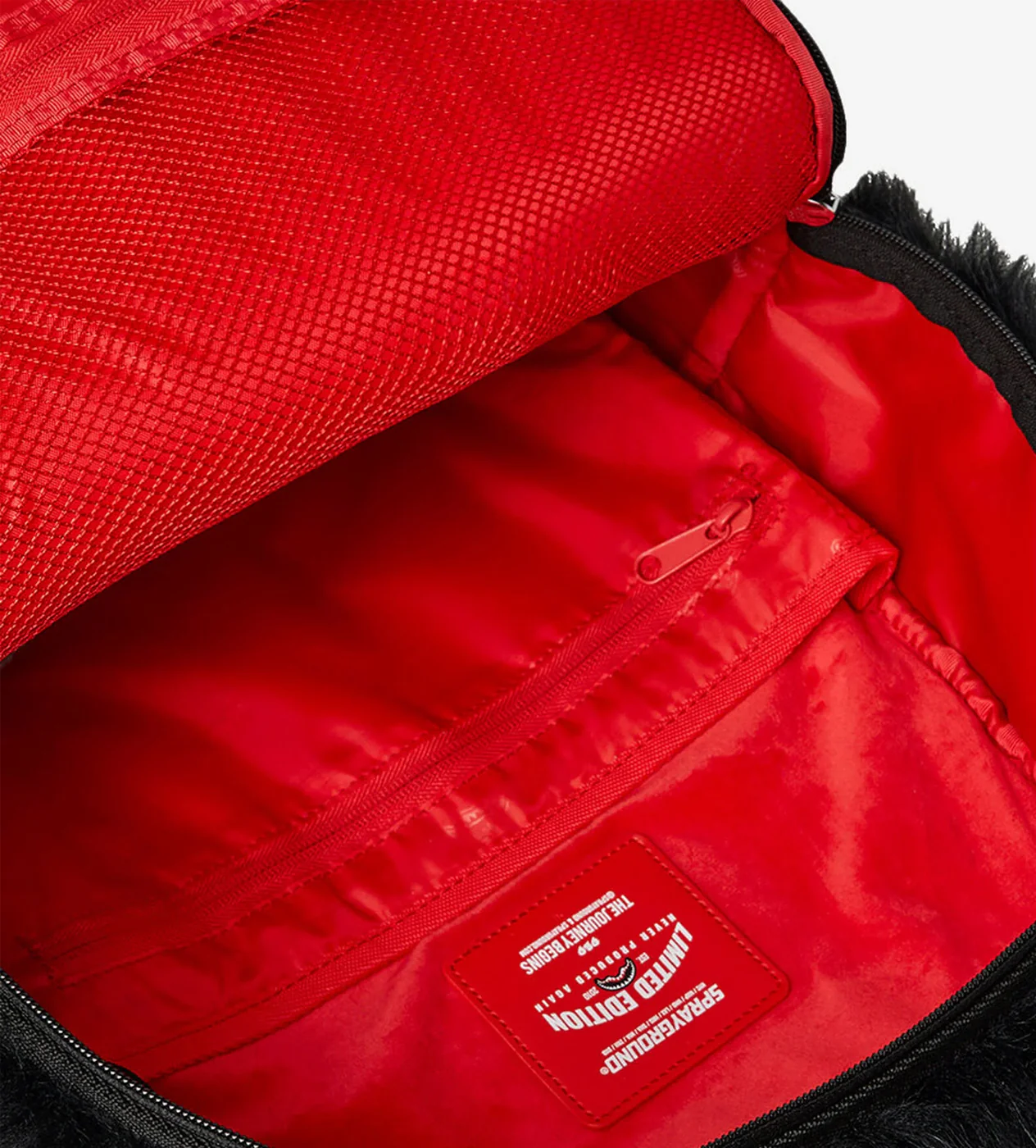 Sprayground Fur Cray Black Backpack - Image 5