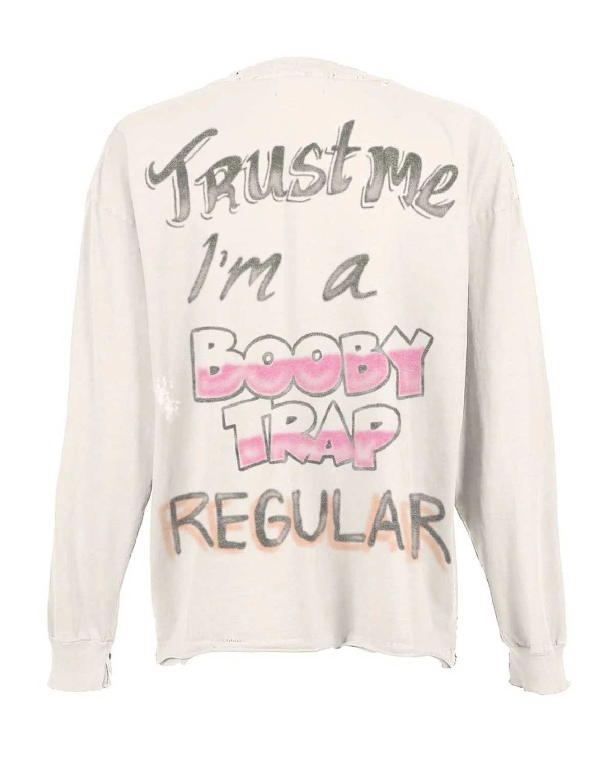 Triple Sevens Booby Trap Regular L/S Tee White - Image 2