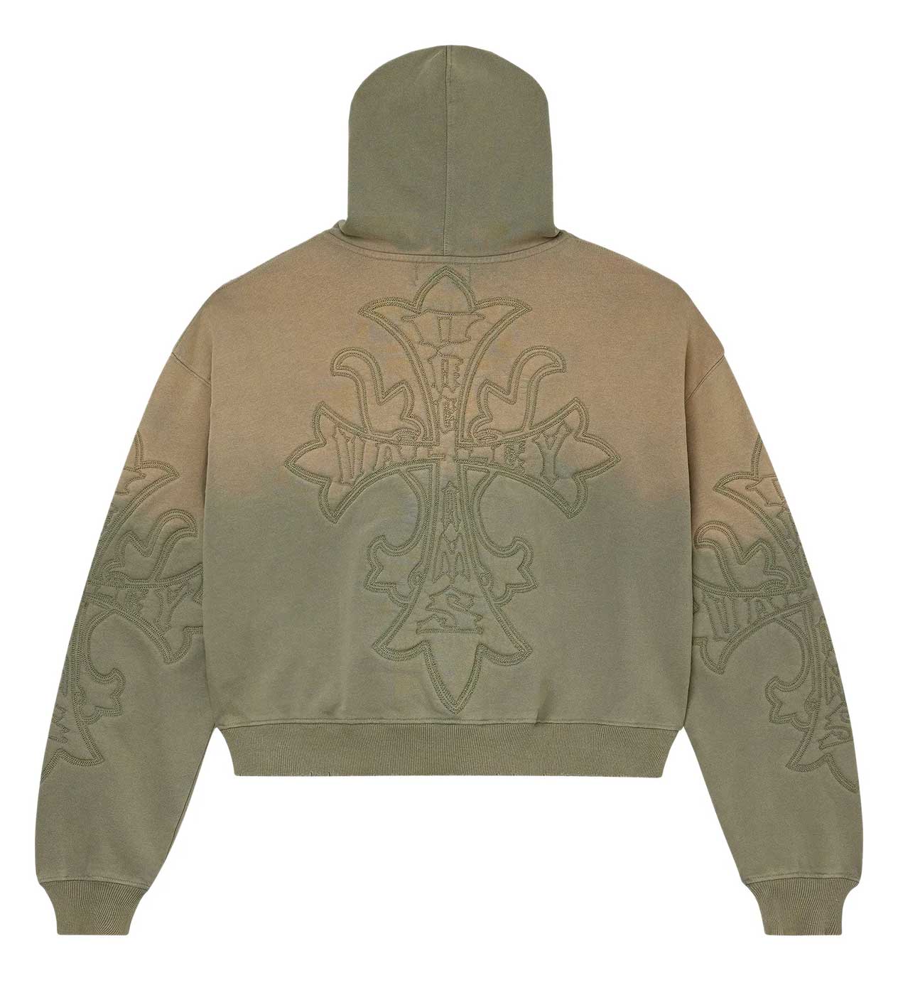 Vale Forever Carver Zip Up Hoodie Mystikal Green - Image 2