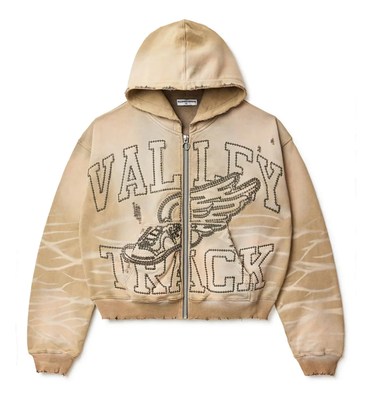 Vale Forever Garden Zip Up Dirty Bone
